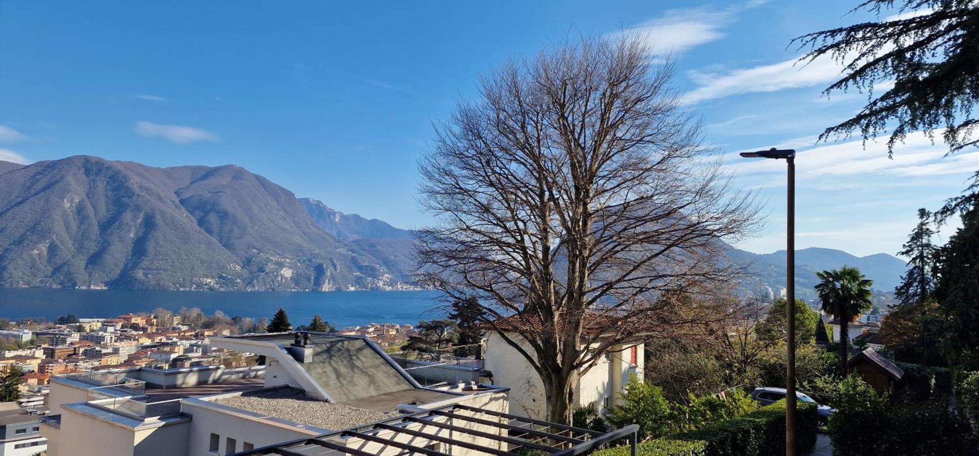 Lugano Lakeview Apartment With Self Check-In & Private Parking On Request Dış mekan fotoğraf